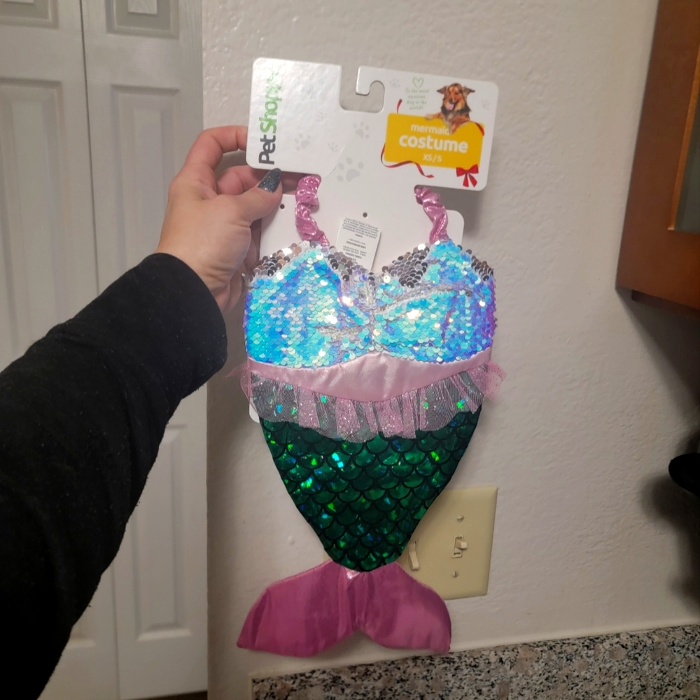 Mermaid Dog Costume S/XS from PetShoppe